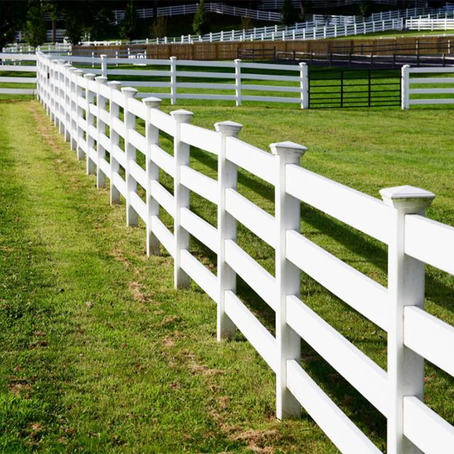 Vinyl white Fence