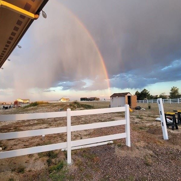 Heavy Vinyl Horse Fence