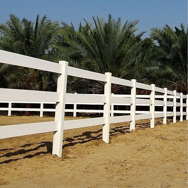 Vinyl Horse Fence