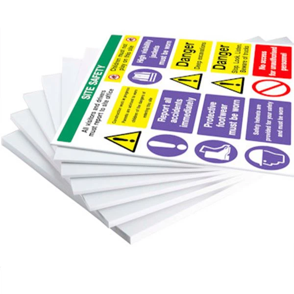 Papan Tanda Lembaran Buih PVC