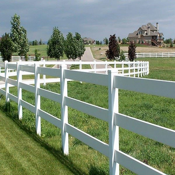Plastic 3 Rails Horse Farm Fencing